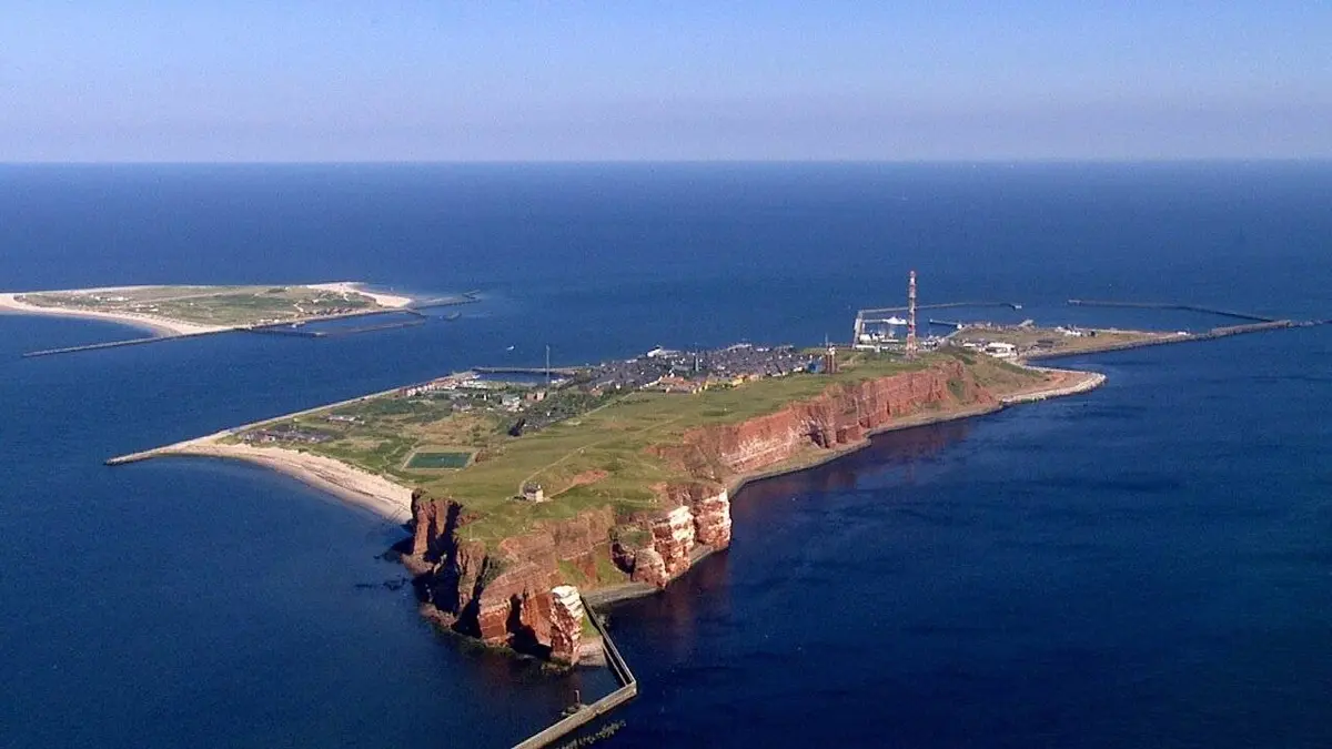 Vue du ciel : la mer du Nord