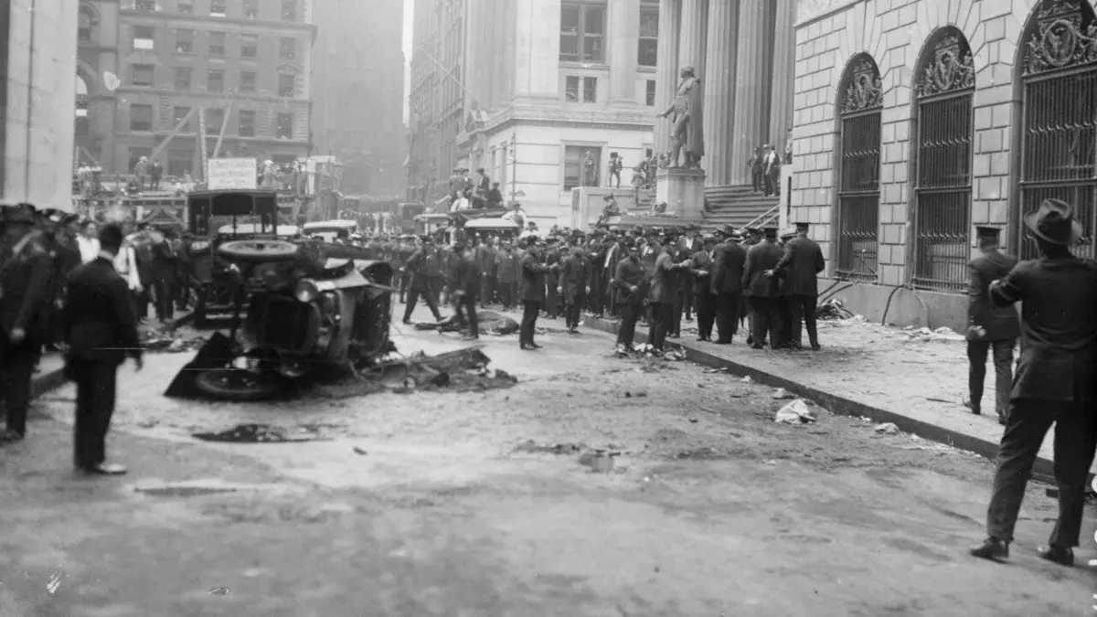 Wall Street : l'attentat de 1920
