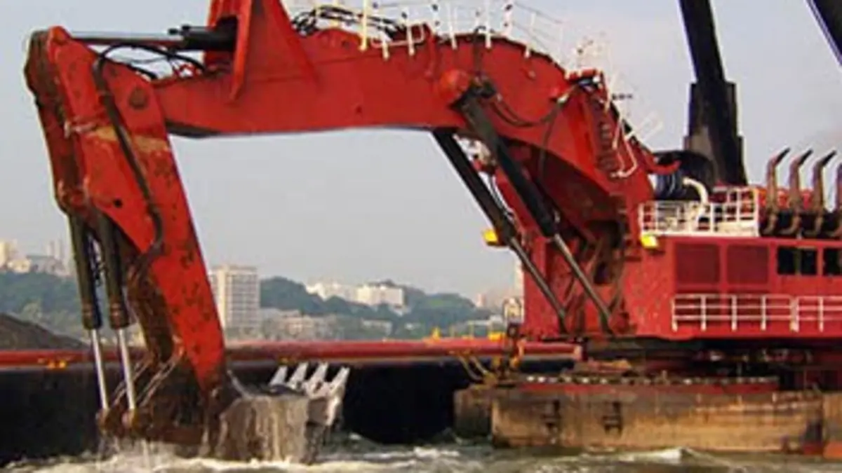 X machines de titans S02E03 NYC : un port en chantier