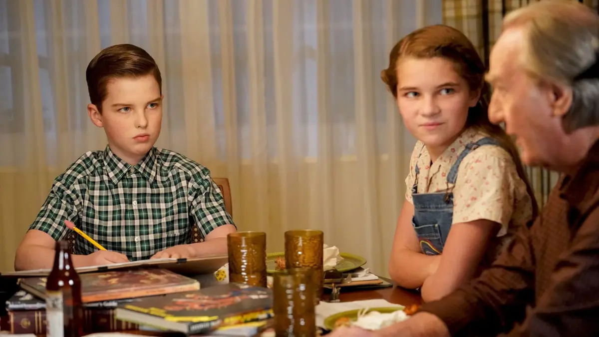 Young Sheldon S04E05 Une crypte qui sent le moisi et un bâtonnet sur lequel faire pipi