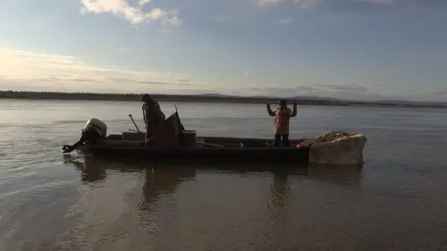 Yukon River Un homme à terre !