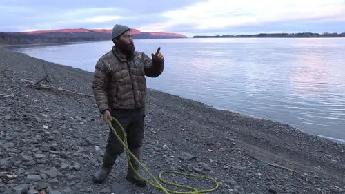 Yukon River Un homme à terre !
