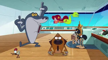 Zig & Sharko S04E02 Un grand pas pour Marina, Volet 2
