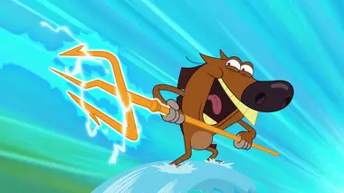 Zig & Sharko S04E07 Zig à la baguette