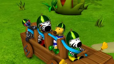 La voiture de course de Zigby