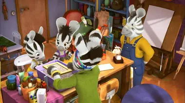 Zou et l'album souvenirs de Nanou