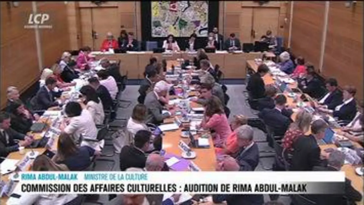 replay de Audition à l'Assemblée nationale - Redevance TV : audition de la ministre de la Culture