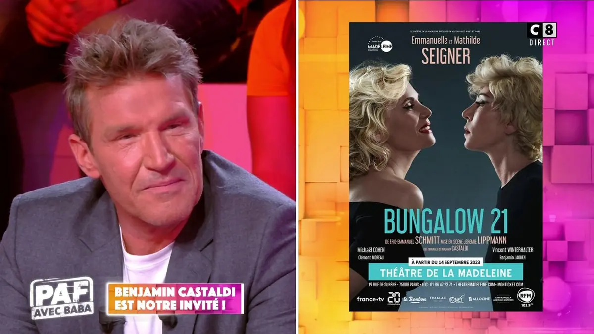 replay de Benjamin Castaldi présente sa nouvelle pièce de théâtre "Bungalow 21"